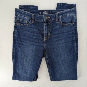 HOLLISTER Jeans Juniors 5 Blue Mid Rise Super Skinny